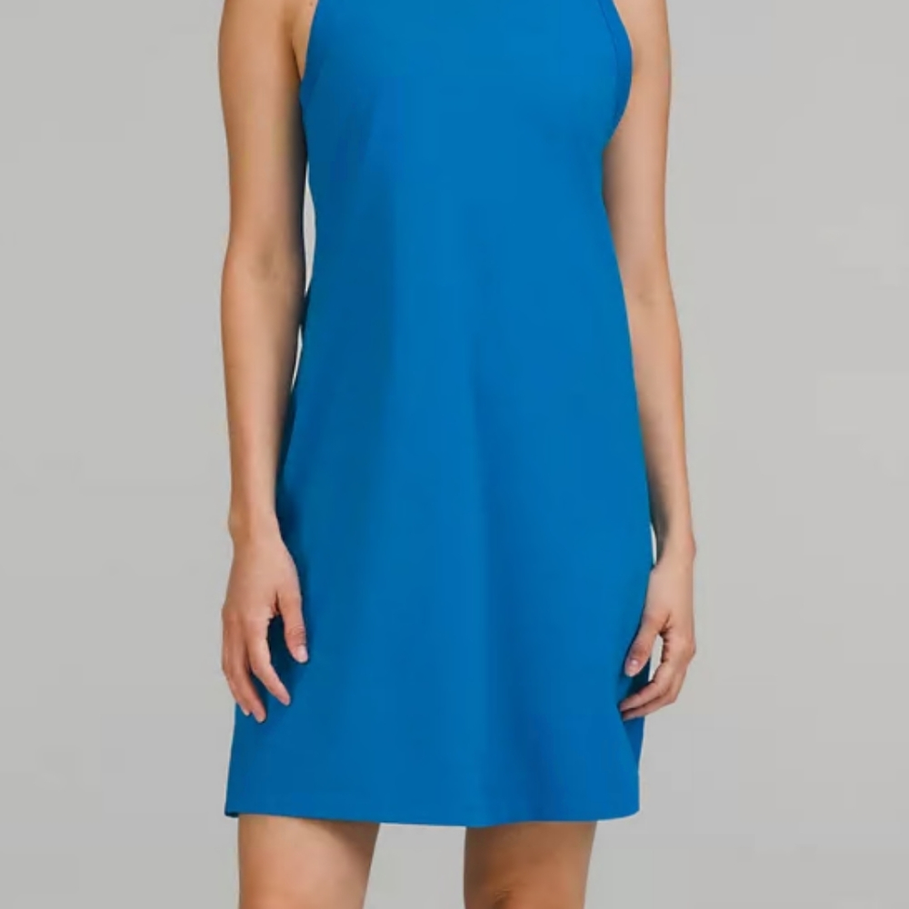 Classic-Fit Cotton-Blend Dress